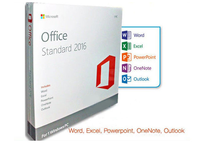 Κλειδί ενεργοποίησης DVD Microsoft Office 2016 τυποποιημένο, τυποποιημένη άδεια του Microsoft Office 2016