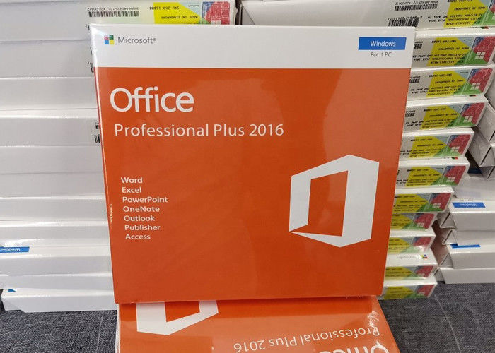 Πολυ βασικός κώδικας Languague Microsoft Office 2016 υπέρ συν το λιανικό κλειδί πακέτων DVD
